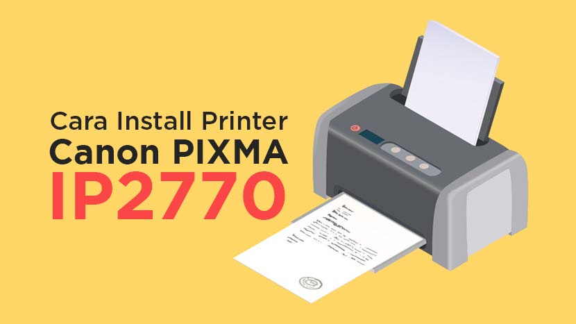 cara instal printer canon mp237 tanpa cd driver